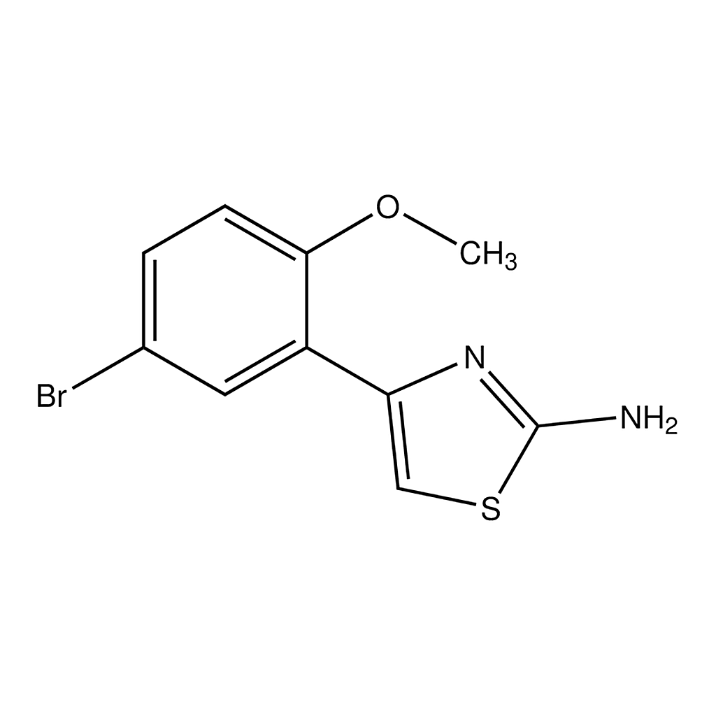 Merck 4-(5-Bromo-2-methoxyphenyl)thiazol-2-amine