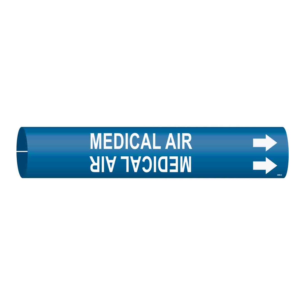 Brady MEDICAL AIR Snap-On Pipe Marker