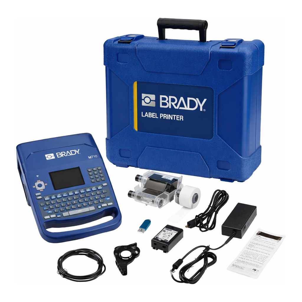 Brady M710 Bluetooth & Wi-Fi Portable Label Printer with Hard Case