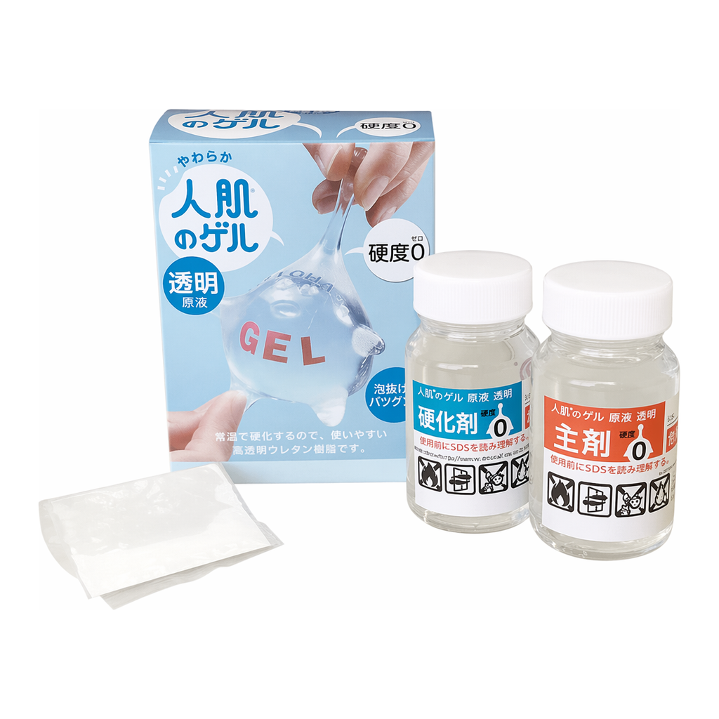 AS ONE Raw Material of HITOHADA® Gel(Normal Temp. Hardening Type. Transparent), 인기® 겔 원액(상온 경화형. 투명)