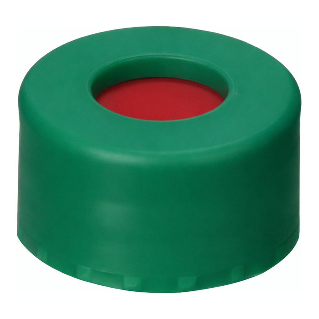 Restek Caps, Short Screw, 9mm Green PTFE/Sil/PTFE Pack of 1000