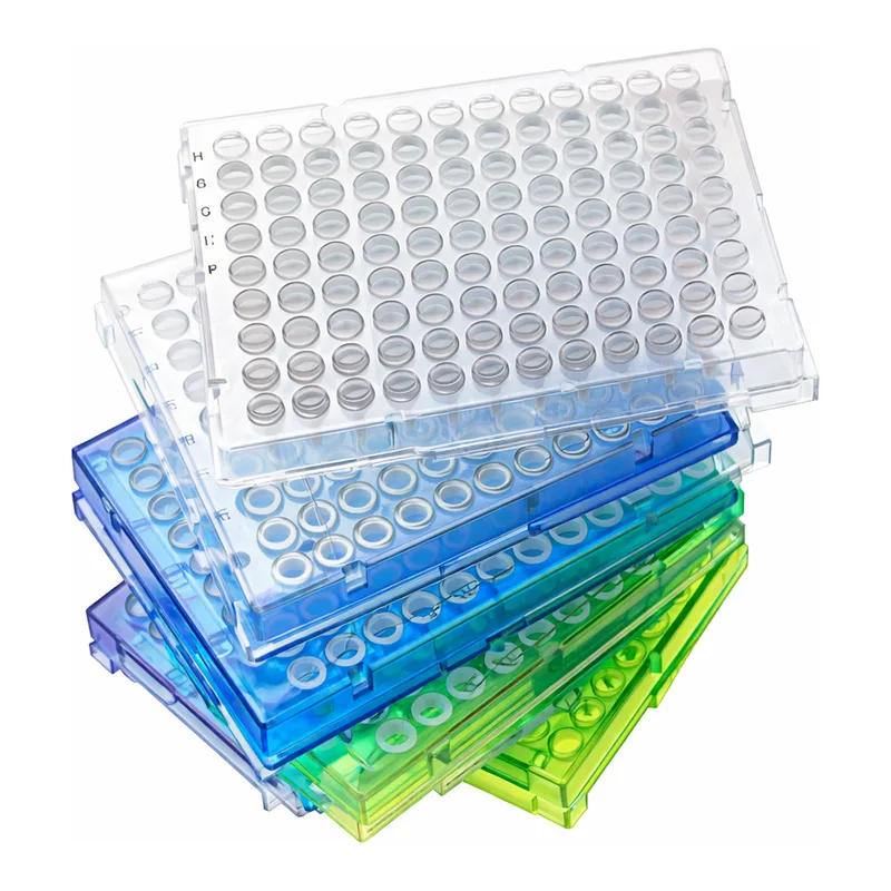 Thermo Fisher Scientific Armadillo PCR Plate, 96-well, yellow, semi-skirted, white wells, barcoded