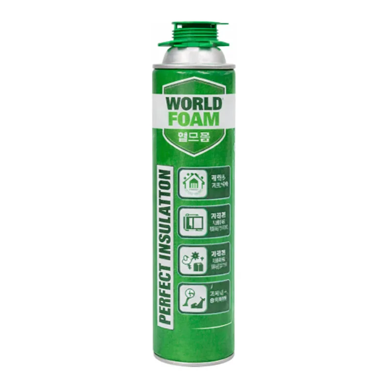 Daihan Science World Polyurethane Foam, Spray-·Gun-type for Sealing·Repair·Insulation, 750㎖, 우