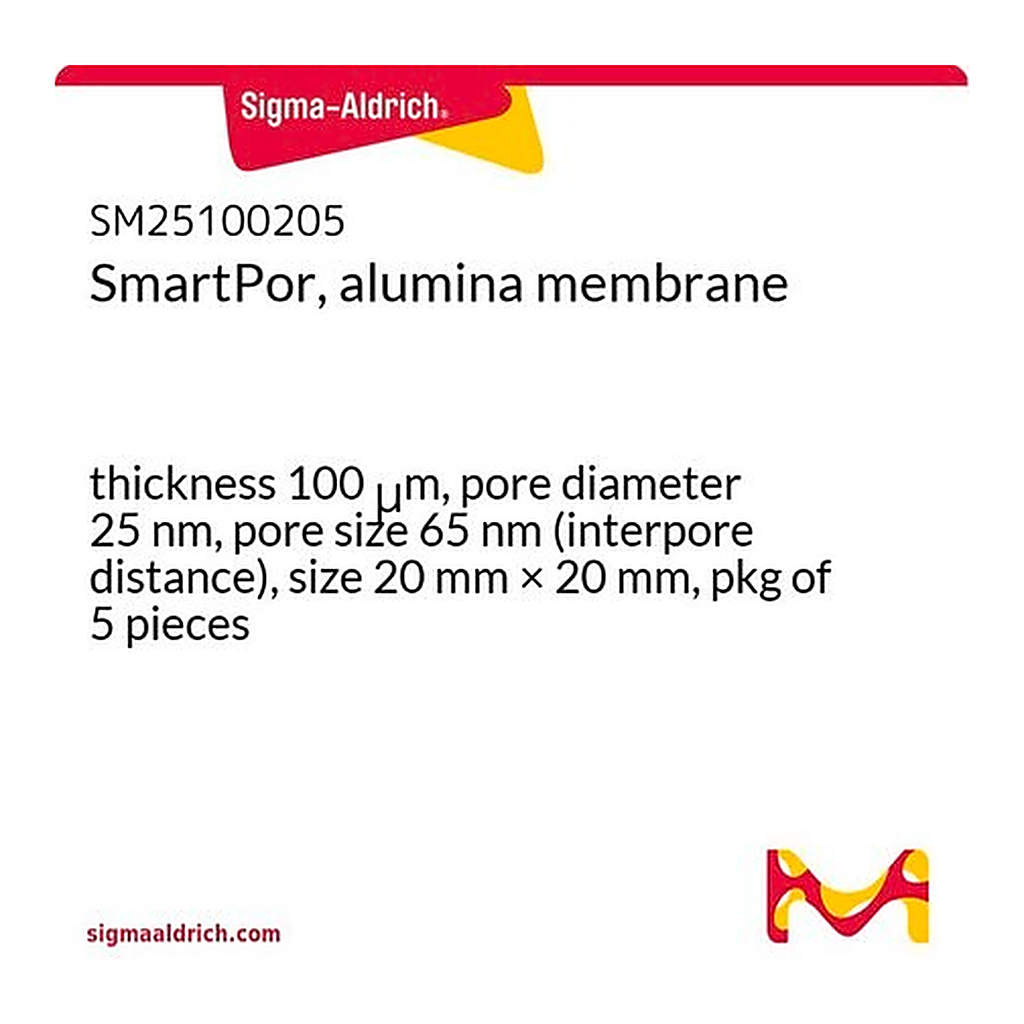 Merck SmartPor, alumina membrane
