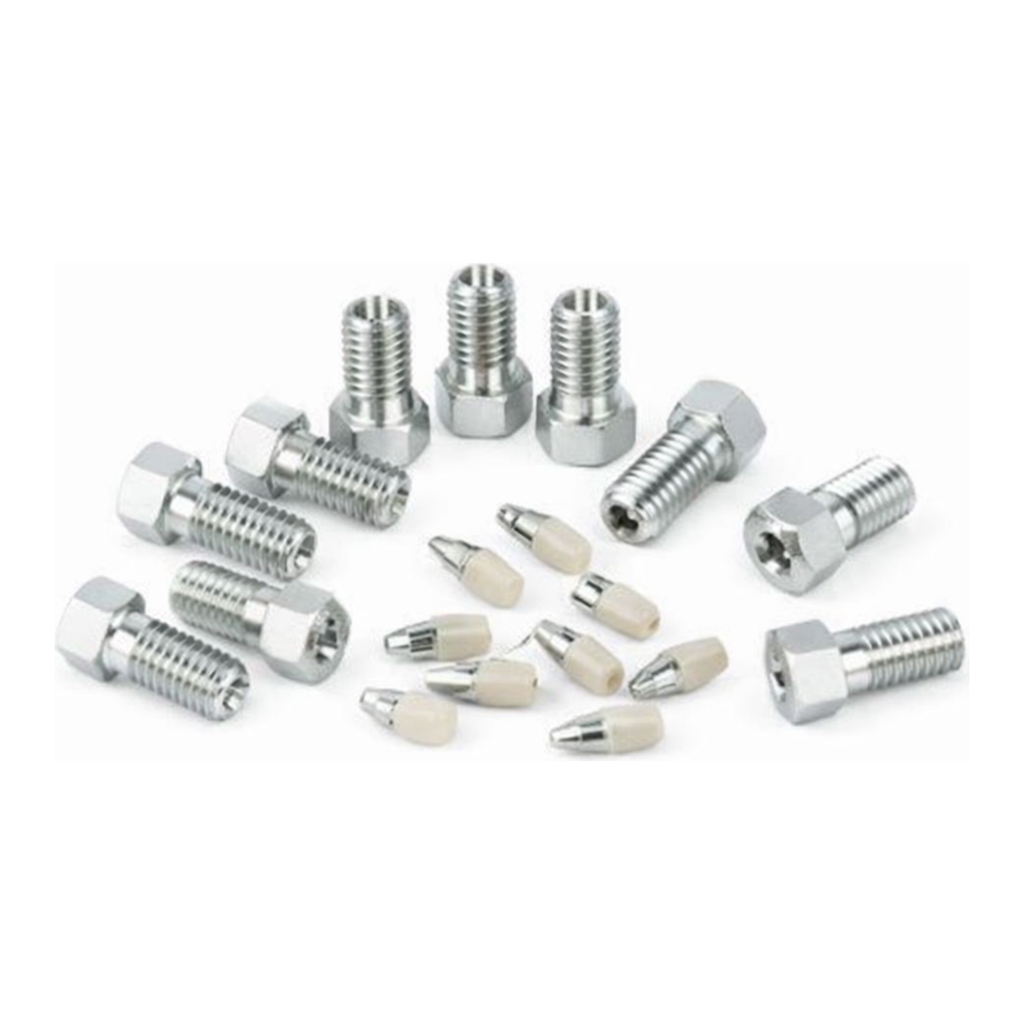 Restek EXP Std HexHead Fitting, w/Hybrid Ferrule, 10-pk