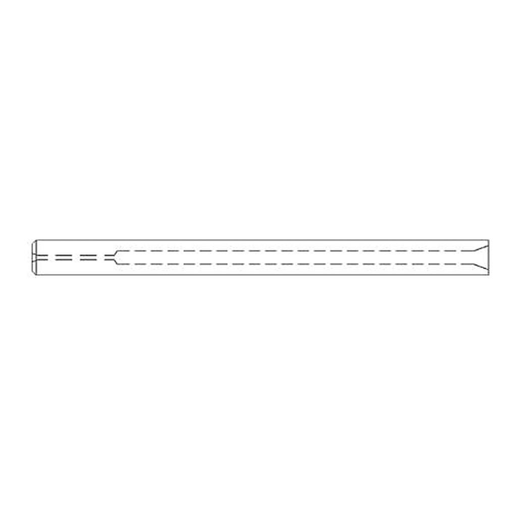 Restek Splitless Liner, 3.0 mm x 8.0 x 105 for Thermo GCs Siltek Deact., 5-pk.