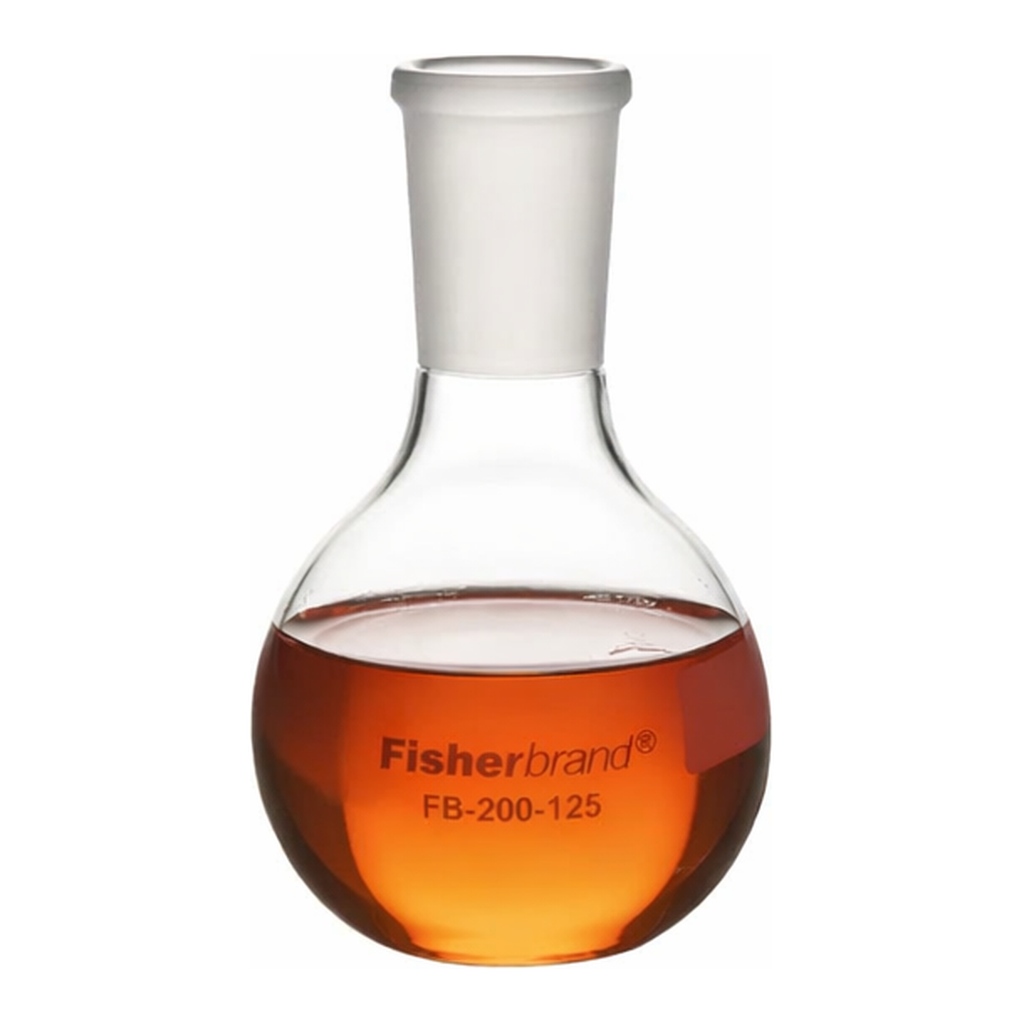 Thermo Fisher Scientific Reusable Glass Flat-Bottom Boiling Flasks with standard taper