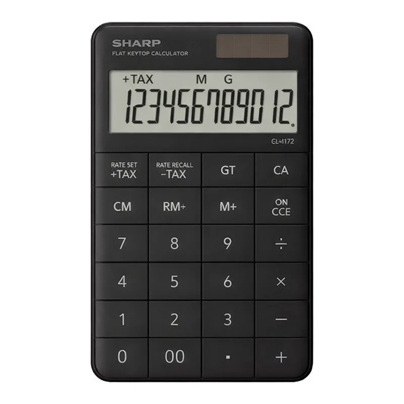 OFFICENEX 샤프 계산기 EL-VM72 블랙