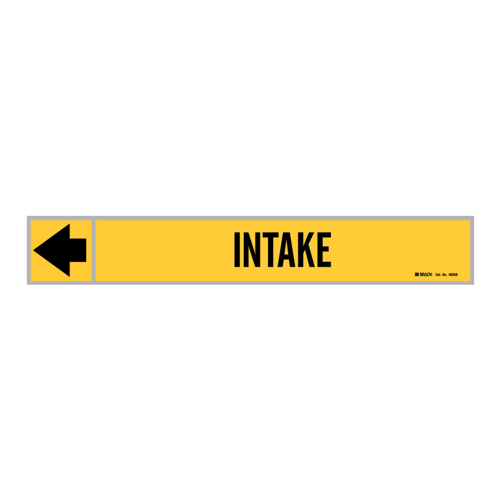 Brady INTAKE Duct Marker