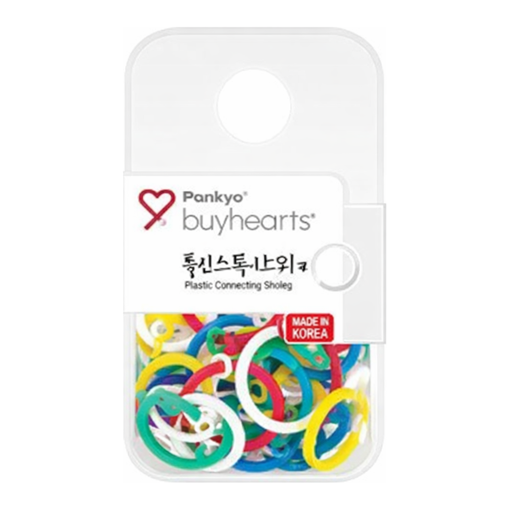 OFFICENEX 바이하츠 플라스틱카드링 소(소, 13mm, 27개입)