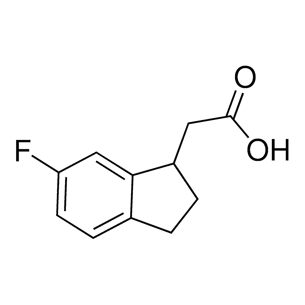 Merck (6-Fluoro-2,3-dihydro-1H-inden-1-yl)acetic acid