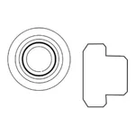 Waters Precolumn Filter Insert Assembly, 5/pk