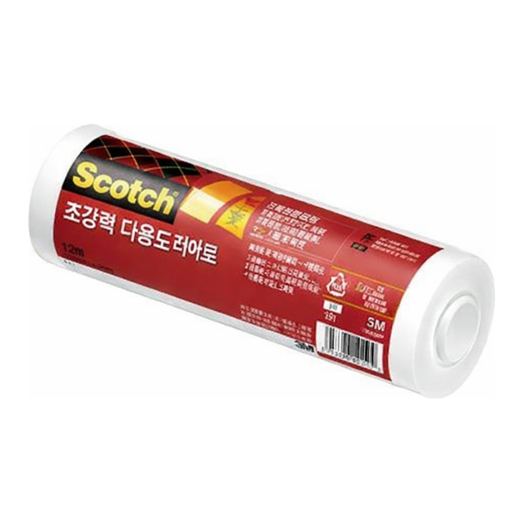 OFFICENEX 3M 스카치 초강력 다용도 테이프 12mmx25m 리필 10 롤 + 2 롤 무료 증정