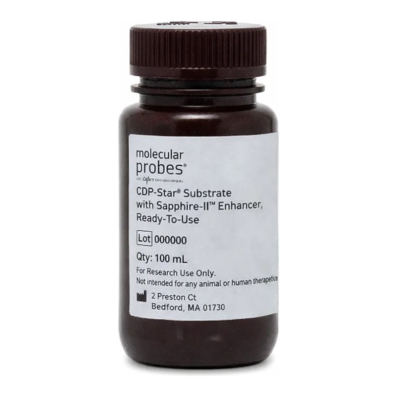 Thermo Fisher Scientific CDP-Star Substrate (0.4 mM Ready-To-Use) with Sapphire-II Enhancer, Size A, 100 mL