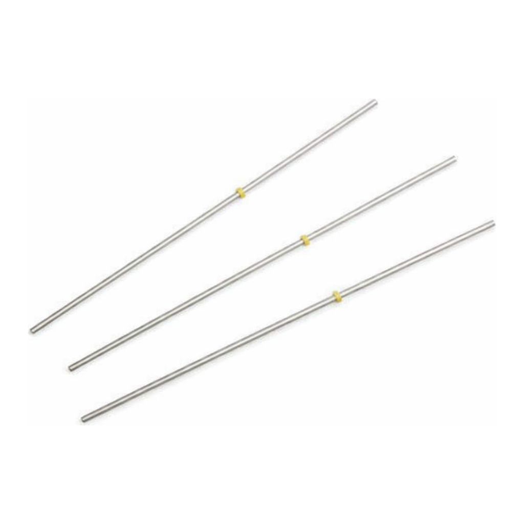 Restek Capillary Tubing, SS, 1/16inOD x 0.007 ID x 10cm L, 3-pk Yellow