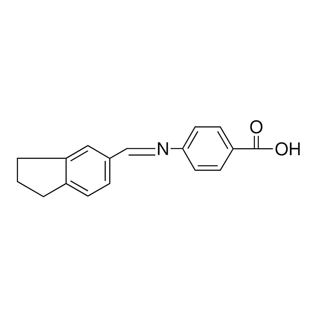 Merck 4-(5-INDANYLMETHYLENEAMINO)BENZ