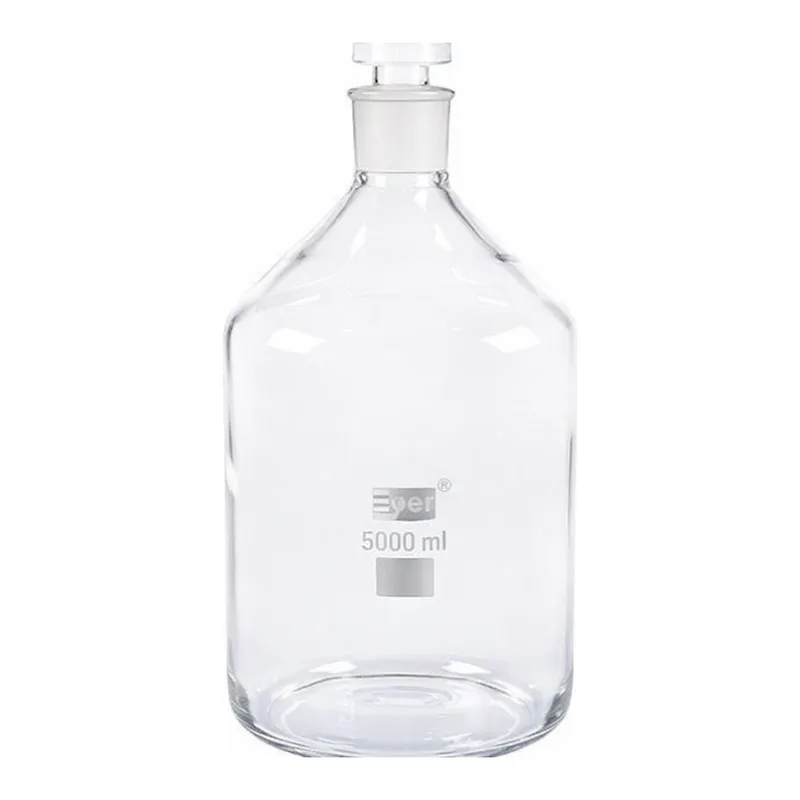 GOEL Bottle, Reagent Plain Narrow Mouth, with Interchangeabe Flat Head Stopper
