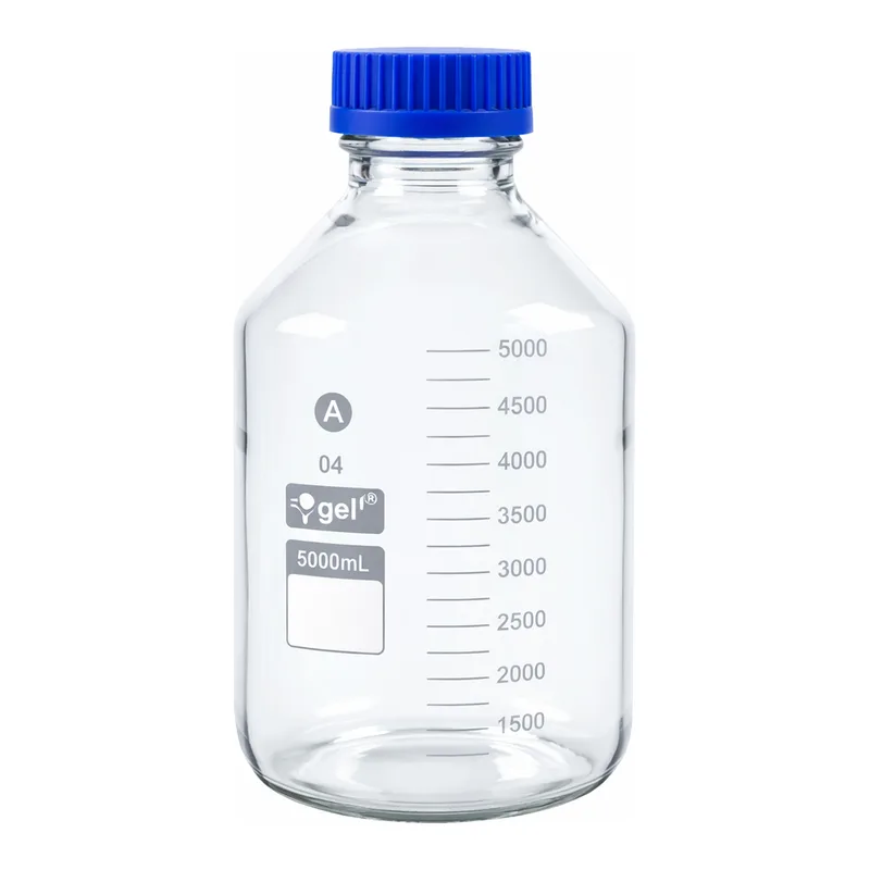 GOEL Large Capacity Bottles, Screw Cap, Plain, with GL80 (With Class A Certificate)
