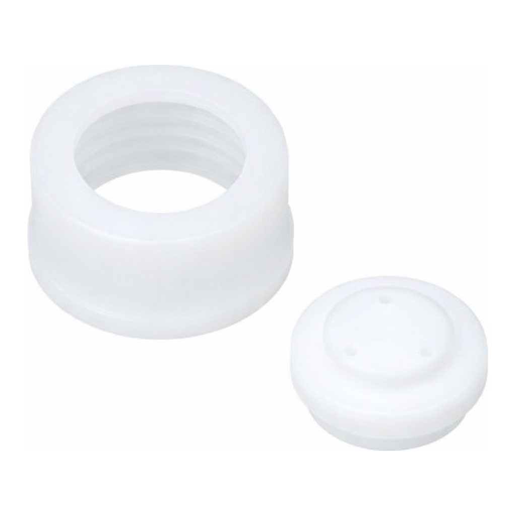 Restek Hub-Cap Assembly, Assembly of the Bottle Cap and Plug