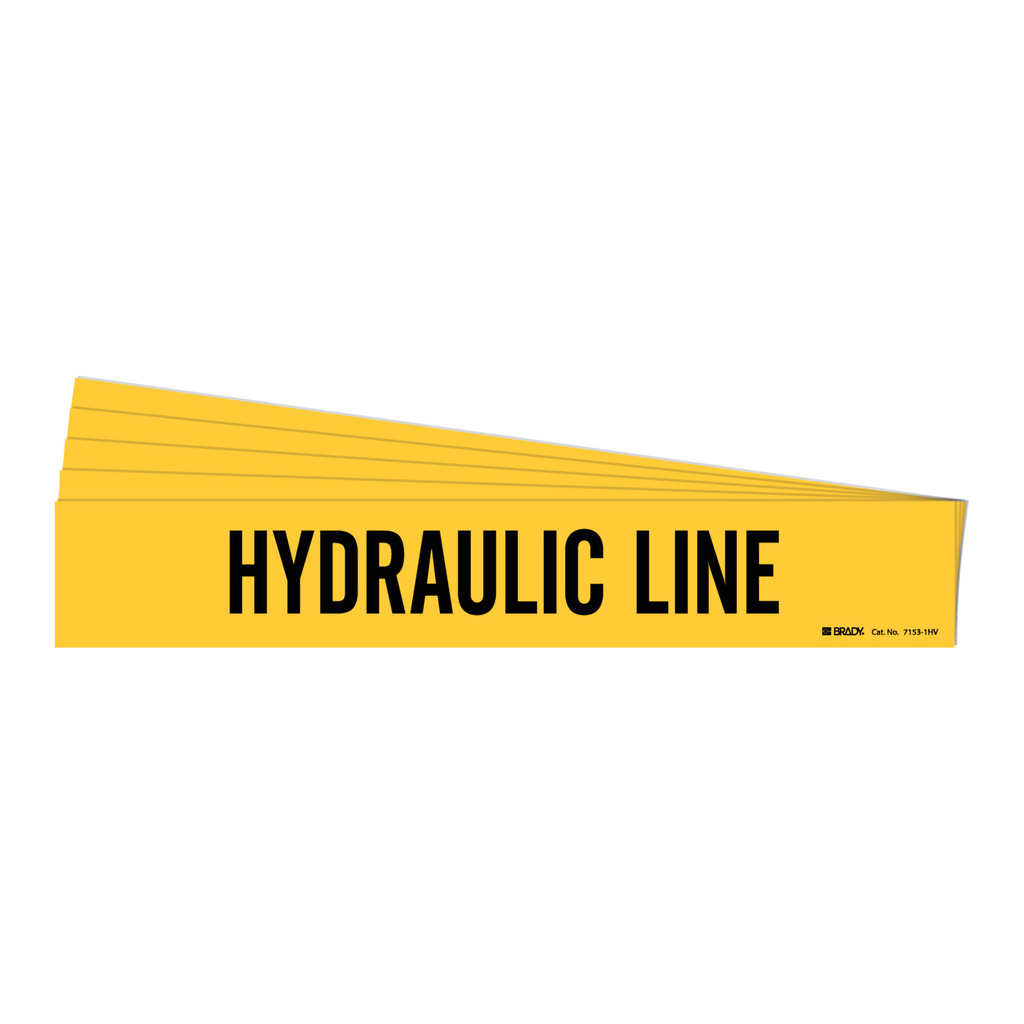 Brady HYDRAULIC LINE Pipe Marker
