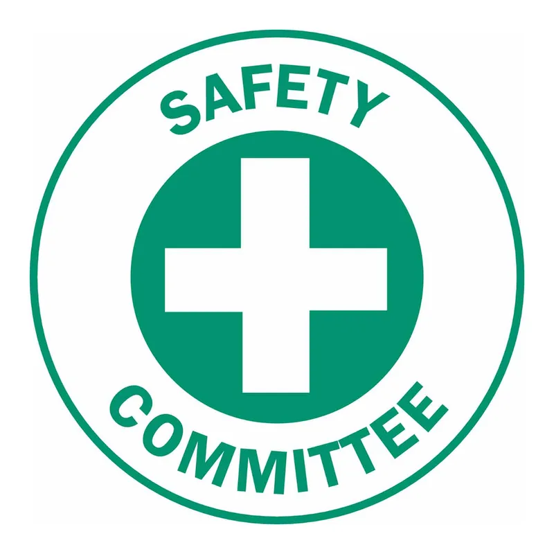 Brady SAFETY COMMITTEE Hard Hat Labels