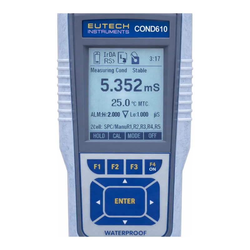 Thermo Fisher Scientific Eutech CyberScan COND 610 Waterproof Handheld Conductivity Meter