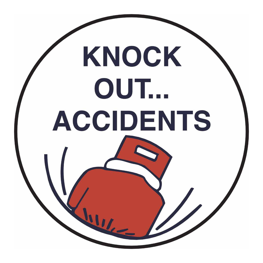 Brady Knock Out Accidents Hard Hat Labels