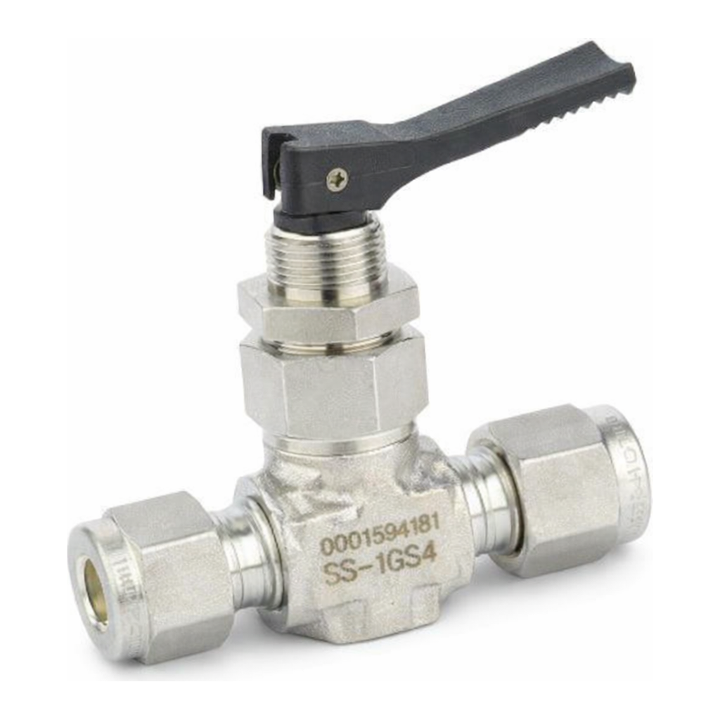 Restek Swagelok Valve, 1/4in Stainless Steel Toggle