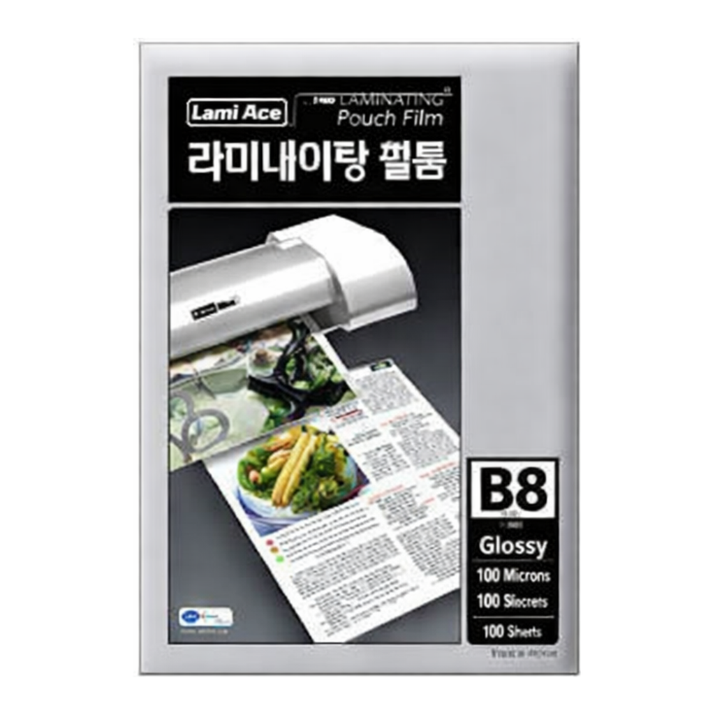 OFFICENEX 라미에이스 코팅필름(명함/60*90mm/100mic/100매/권)