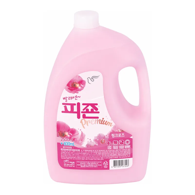 Daihan Science Pigeon Fabric Softener, Pink Rose Aroma, Dermatology Tested, 2.5LitWith Flower