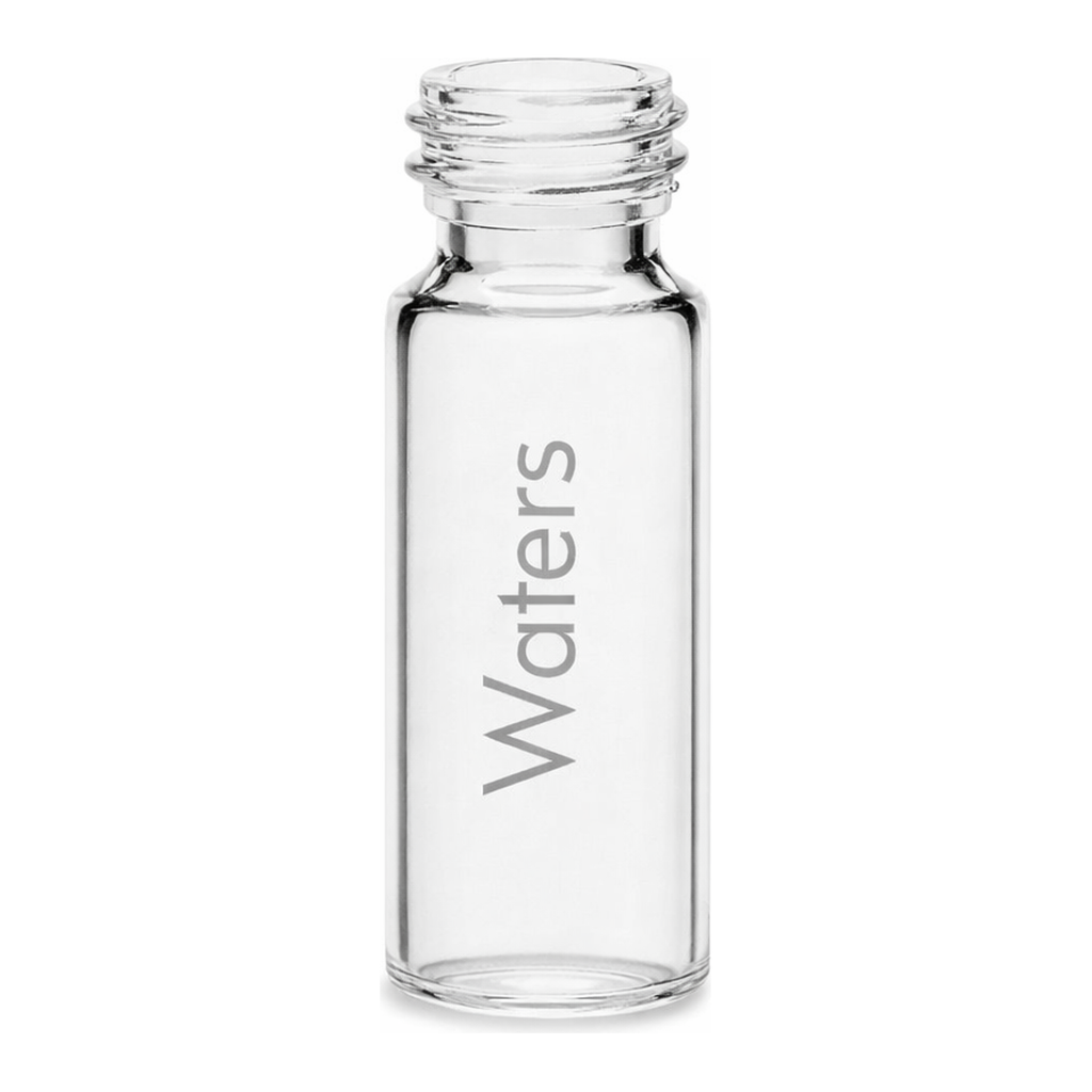 Waters Deactivated Clear Glass 12 x 32 mm screw neck 7mm Vial, 2 mL Volume, 100/pk