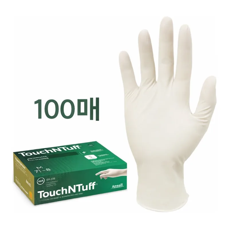 Ansell 터치앤터프 69-318 (라텍스,10인치,'M' 기준 6.5g)