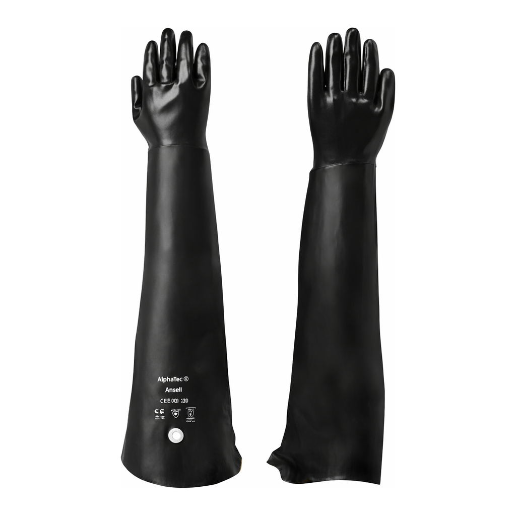 Ansell 알파텍 09-430(스콜피오 제품명 변경) [네오프렌, 면안감, 100도 내열기능, 80cm, KCs인증]