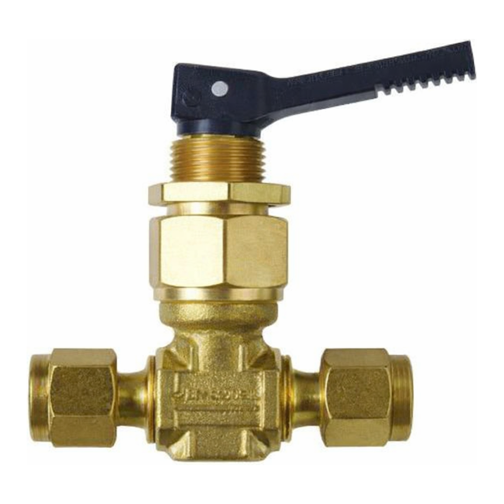 Restek Swagelok Valve, 1/8in Brass Toggle
