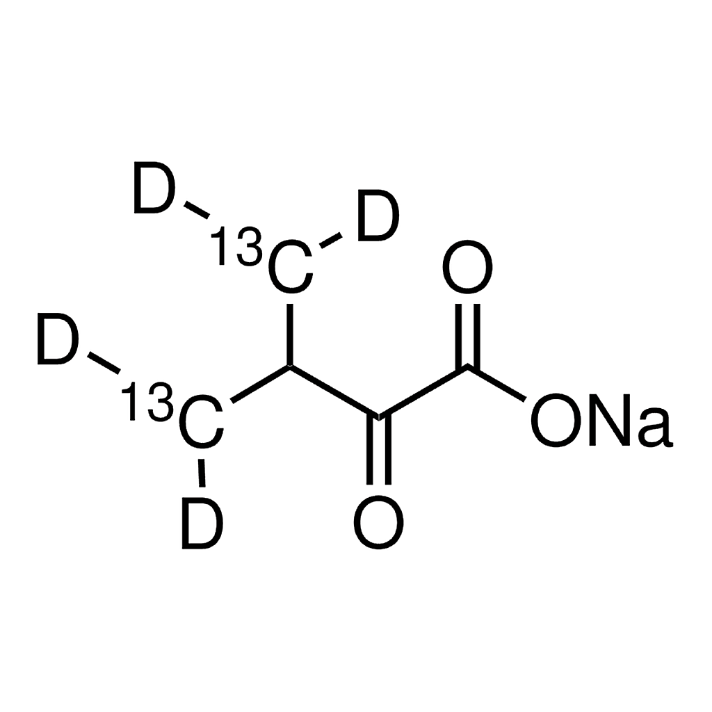 Merck 2-Keto-3-(methyl-13C,d2)-butyric acid-4-13C,d2 sodium salt