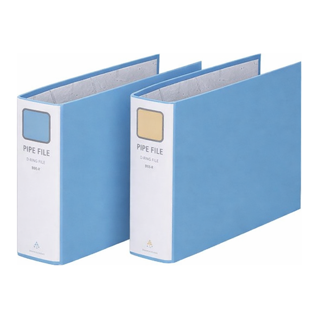 OFFICENEX [P]문화 A4 파이프바인더 70*70mm 군타입(B872-7A/하늘)