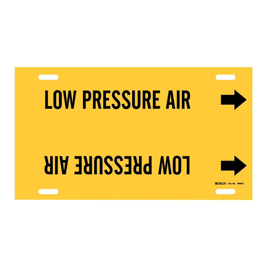 Brady LOW PRESSURE AIR Snap-On Pipe Marker