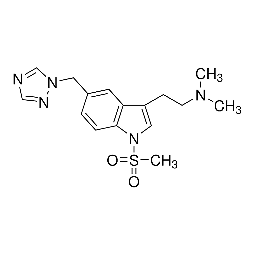 Merck N,N-Dimethyl-2-[1-(methylsulfonyl)-5-(1H-1,2,4-triazol-1-ylmethyl)-1H-indol-3-yl]ethanamine