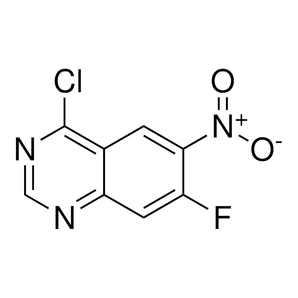 Merck 4-chloro-7-fluoro-6-nitro-quinazoline