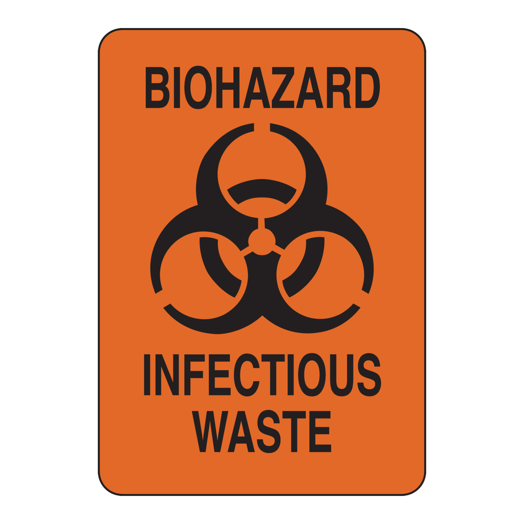 Brady Biohazard Infectious Waste Sign