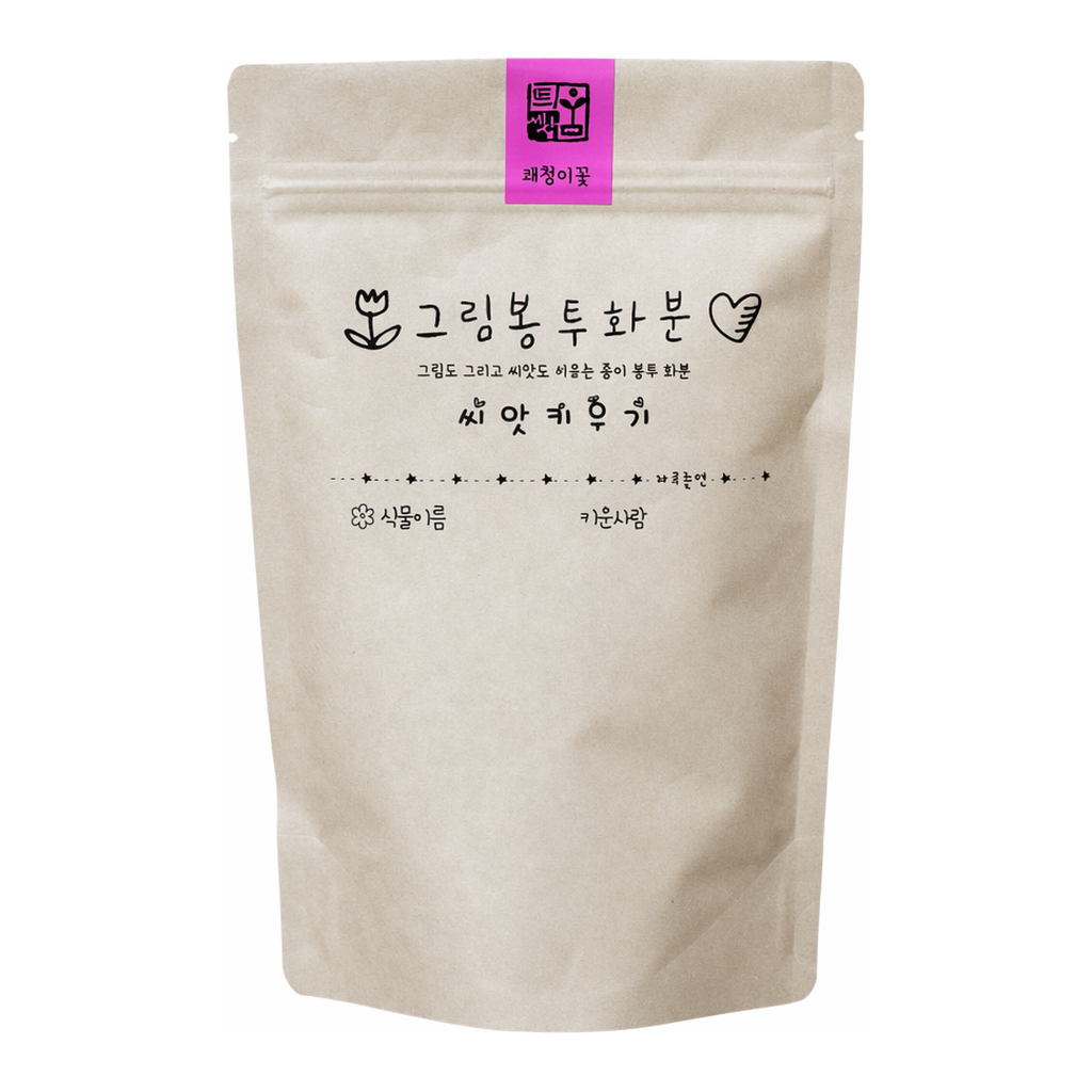 OFFICENEX 그림봉투화분(패랭이꽃)
