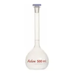Merck Azlon Clear PMP Volumetric Flask with PPE Stopper