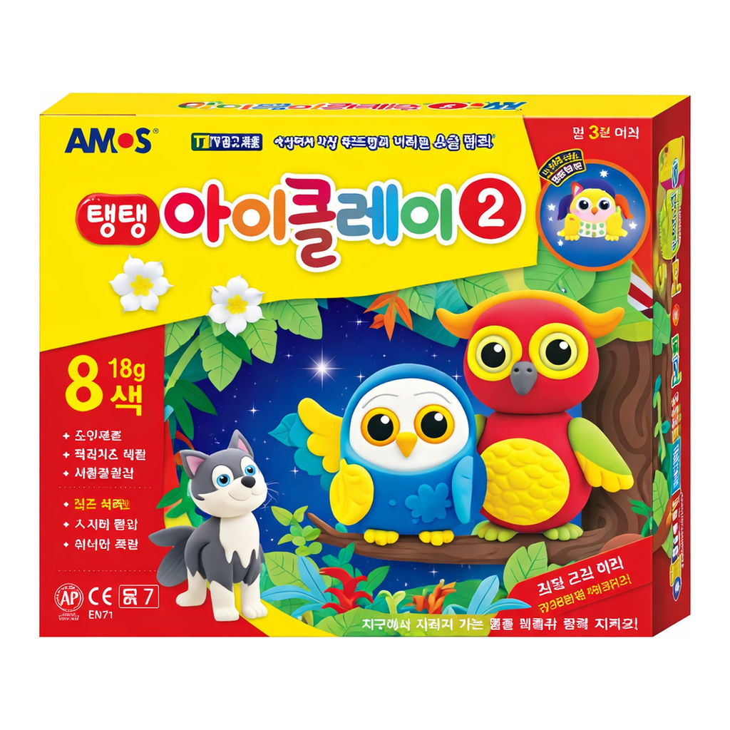 OFFICENEX 재고문의
아모스 탱탱아이클레이8본(18gx8색)