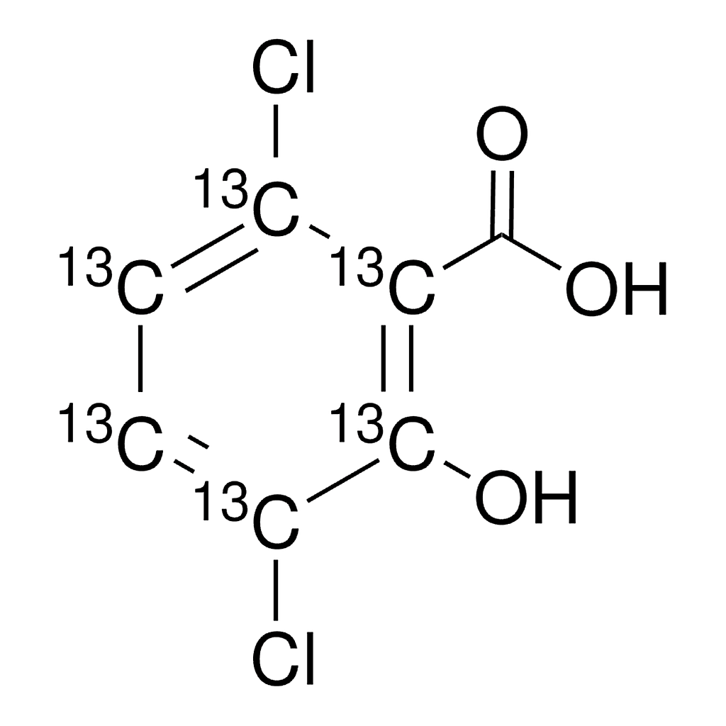 Merck 3,6-Dichloro-2-hydroxybenzoic acid-(phenyl-13C6)
