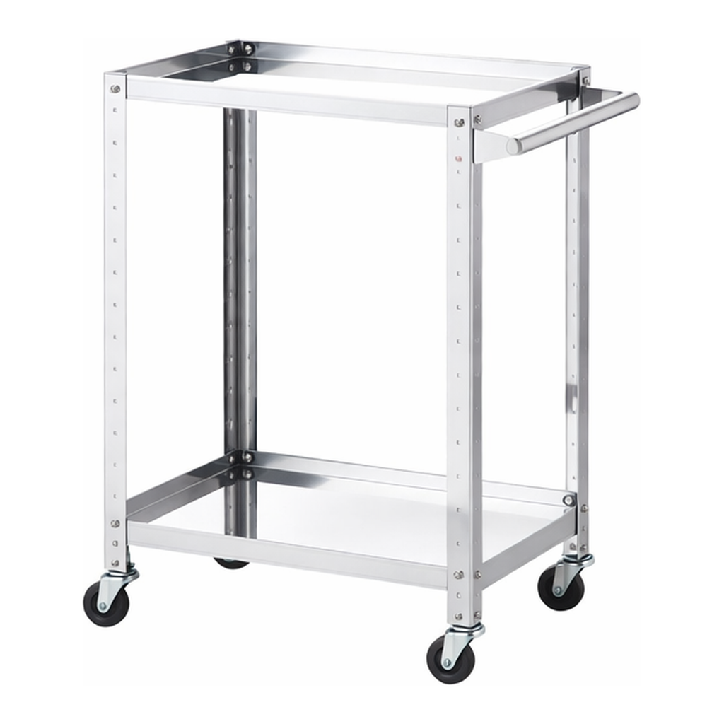 AS ONE Stainless Steel Conductive Heavy Wagon Regular 2-Step