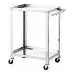 AS ONE Stainless Steel Conductive Heavy Wagon Regular 2-Step