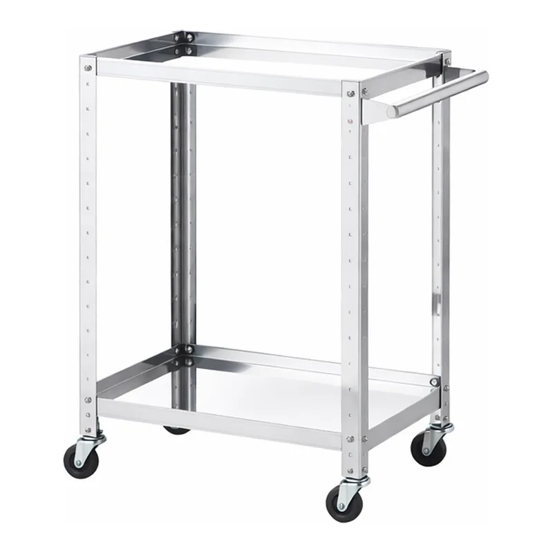 AS ONE Stainless Steel Conductive Heavy Wagon Regular 2-Step