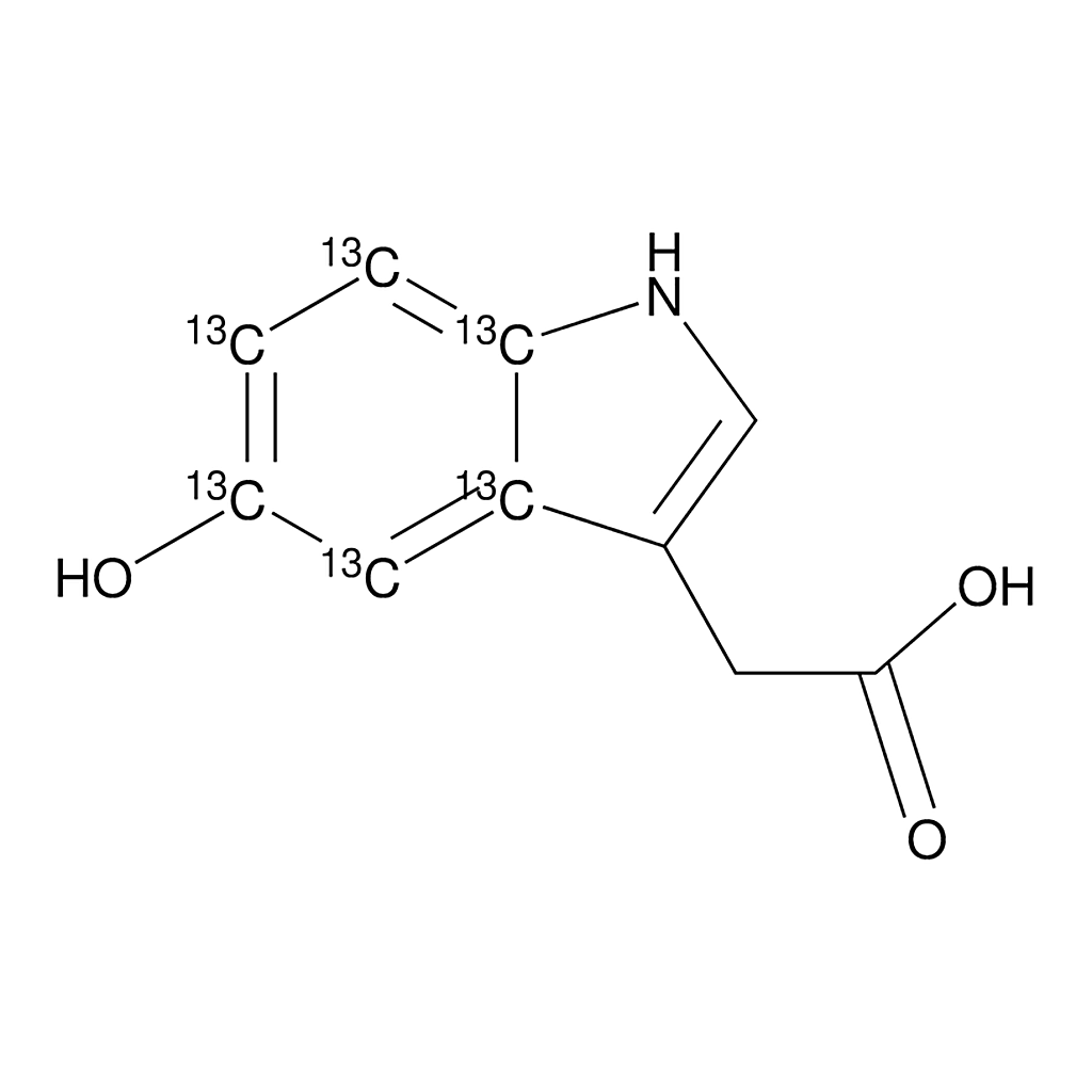 Merck 5-Hydroxyindole-3a,4,5,6,7,7a-13C6-3-acetic acid