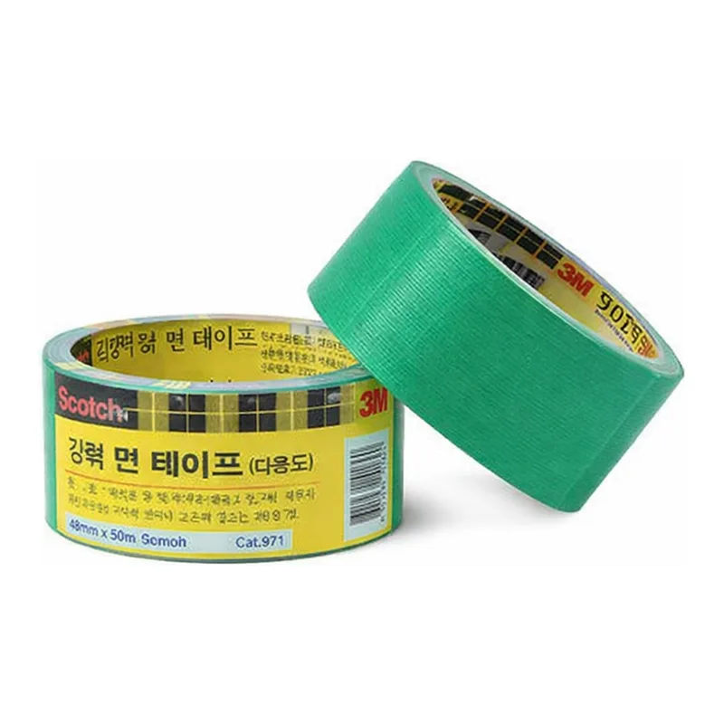 OFFICENEX 3M 강력면테이프 971(46mmx10M 녹색)