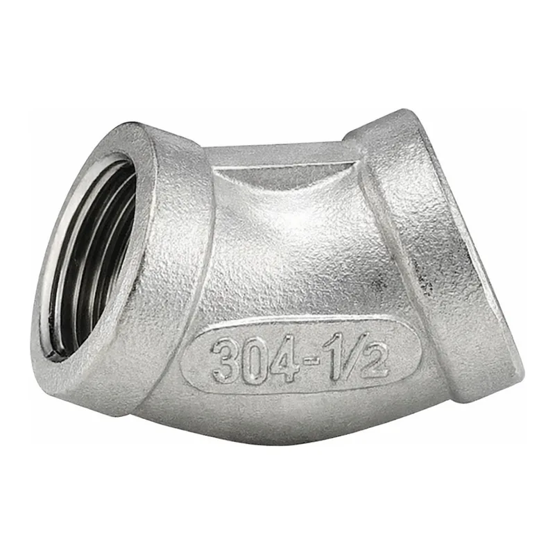 AS ONE Stainless Steel Fittings (45° Elbow), 스테인리스 커넥터(45° 엘보)